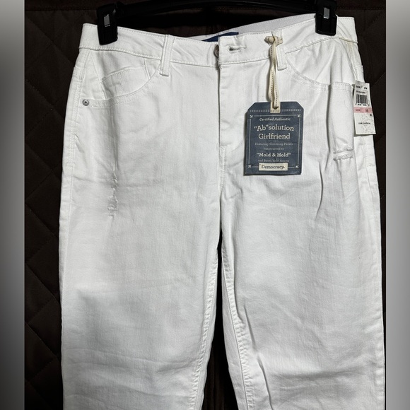 New Democracy Plus 29'' Distressed Jeans size 10 White - Picture 4 of 9